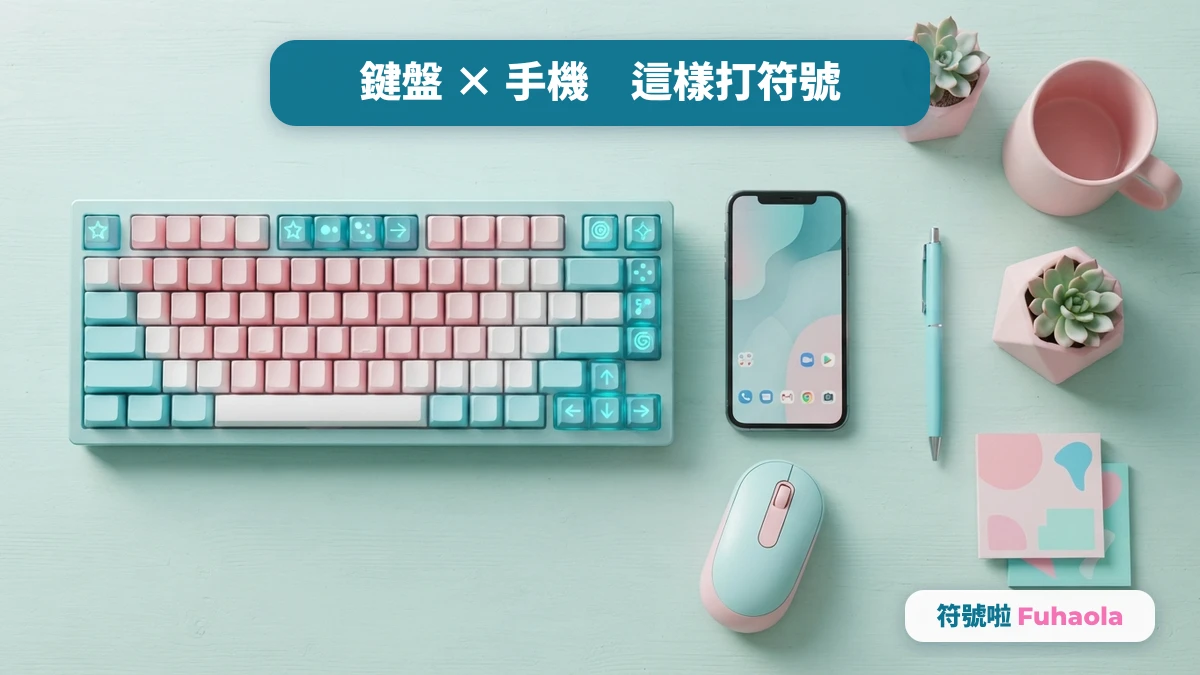 特殊符號怎麼打——鍵盤與手機一鍵複製教學